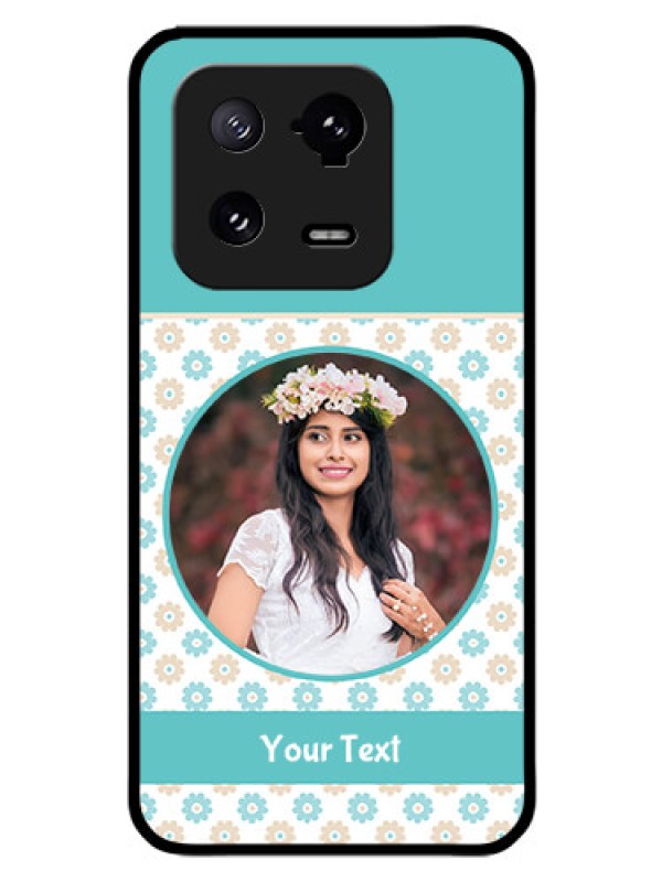 Custom Xiaomi 13 Pro 5G Custom Glass Mobile Case - Beautiful Flowers Design