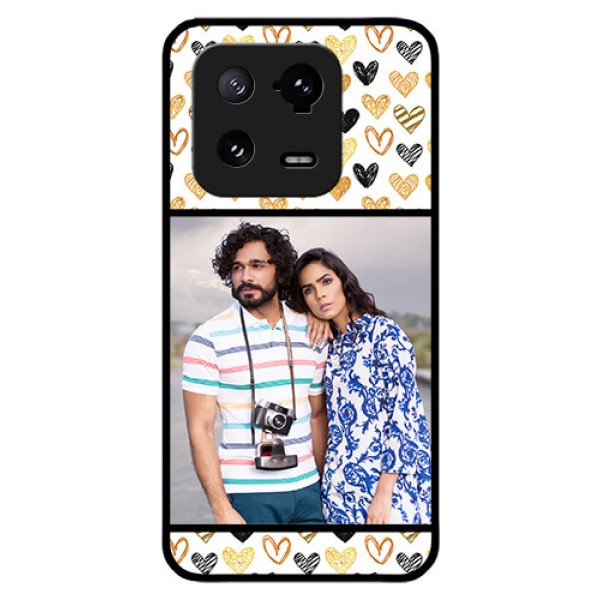 Xiaomi 13 Pro 5G Photo Printing on Glass Case - Love Symbol Design Xiaomi 13 Pro 5G Photo Printing on Glass Case - Love Symbol Design