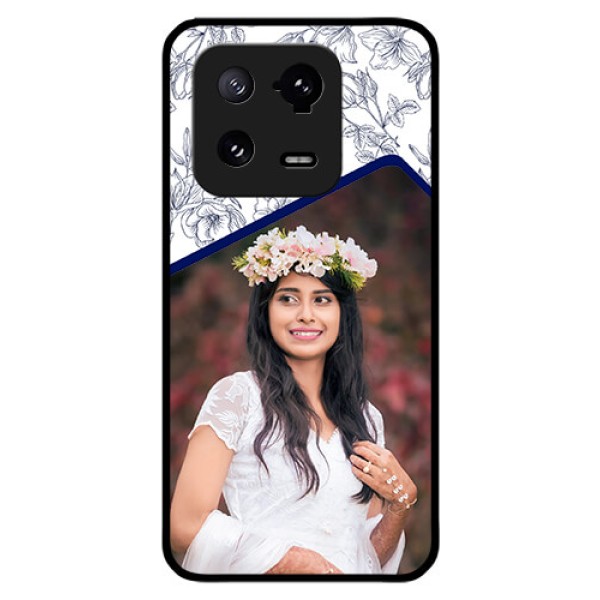 Xiaomi 13 Pro 5G Personalized Glass Phone Case - Premium Floral Design
