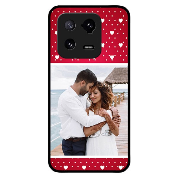 Xiaomi 13 Pro 5G Photo Printing on Glass Case - Hearts Mobile Case Design Xiaomi 13 Pro 5G Photo Printing on Glass Case - Hearts Mobile Case Design