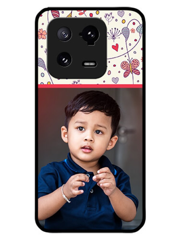 Custom Xiaomi 13 Pro 5G Custom Glass Mobile Case - Premium Floral Design