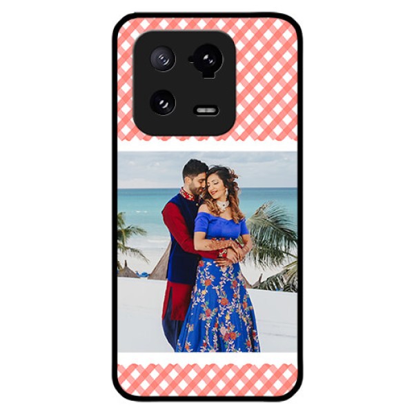 Xiaomi 13 Pro 5G Personalized Glass Phone Case - Pink Pattern Design