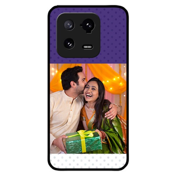 Xiaomi 13 Pro 5G Personalized Glass Phone Case - Violet Pattern Design Xiaomi 13 Pro 5G Personalized Glass Phone Case - Violet Pattern Design