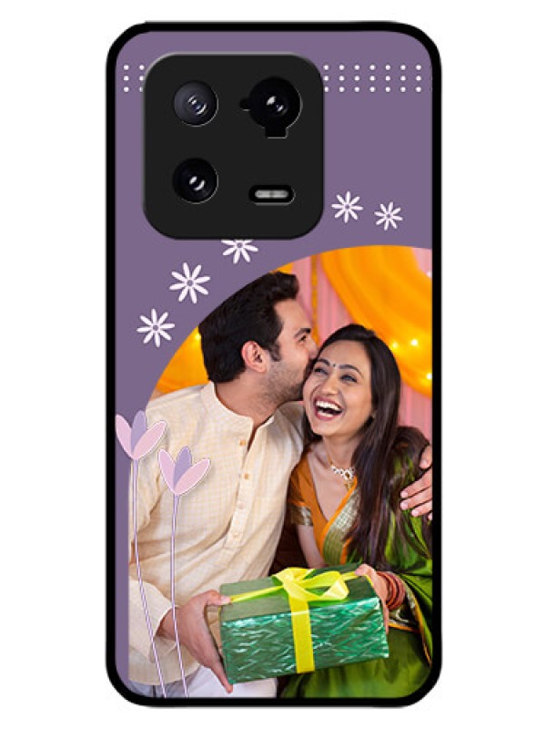 Custom Xiaomi 13 Pro 5G Custom Glass Mobile Case - Lavender flowers design