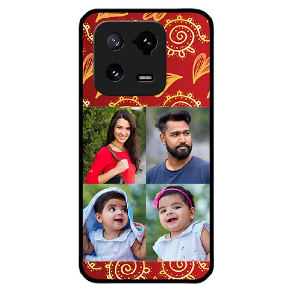 Xiaomi 13 Pro 5G Photo Printing on Glass Case - 4 Image Traditional Design Xiaomi 13 Pro 5G Photo Printing on Glass Case - 4 Image Traditional Design