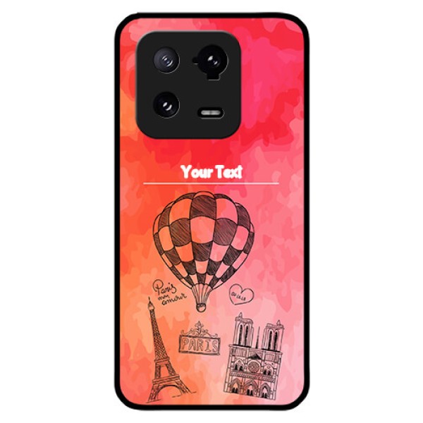 Xiaomi 13 Pro 5G Custom Glass Phone Case - Paris Theme Design