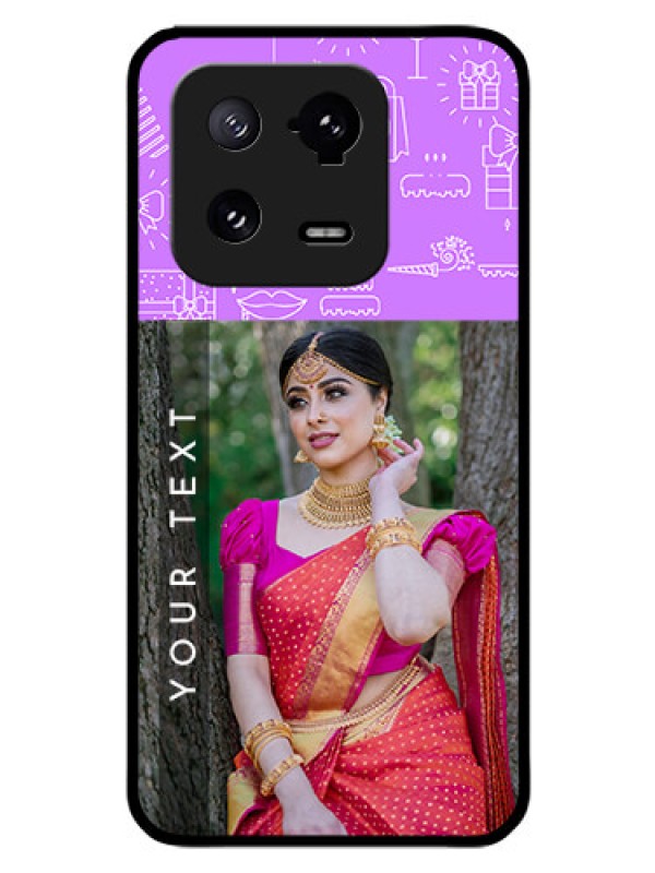 Custom Xiaomi 13 Pro 5G Custom Glass Mobile Case - Birthday Icons Design