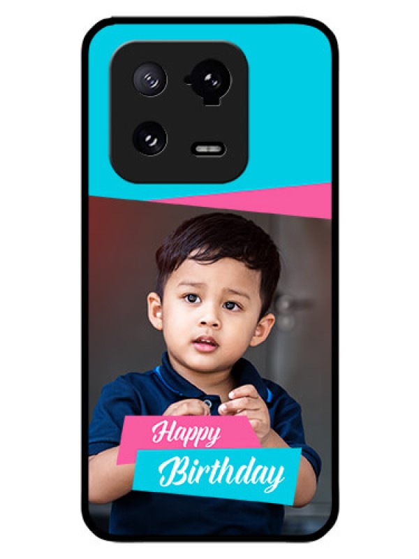 Custom Xiaomi 13 Pro 5G Personalized Glass Phone Case - Image Holder with 2 Color Design