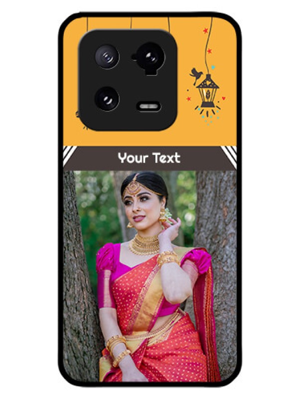 Custom Xiaomi 13 Pro 5G Custom Glass Mobile Case - with Family Picture and Icons