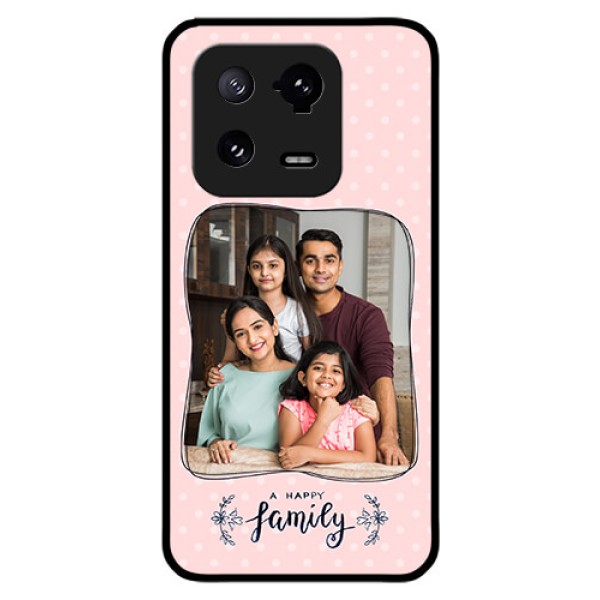 Xiaomi 13 Pro 5G Custom Glass Phone Case - Family with Dots Design