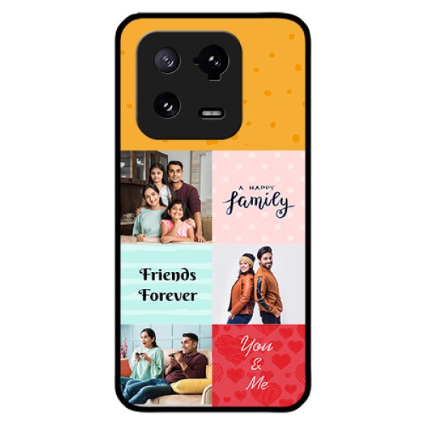 Xiaomi 13 Pro 5G Personalized Glass Phone Case - Images with Quotes Design