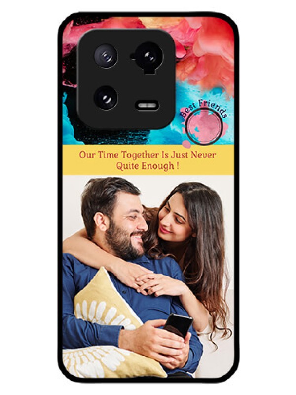 Custom Xiaomi 13 Pro 5G Custom Glass Mobile Case - Quote with Acrylic Painting Design