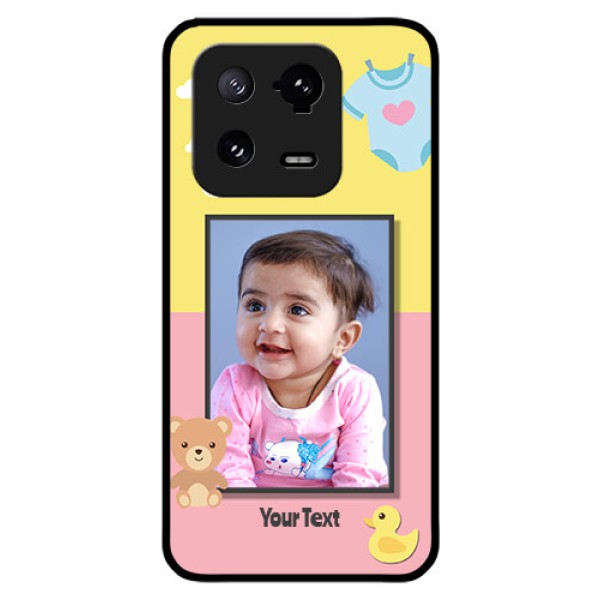 Xiaomi 13 Pro 5G Photo Printing on Glass Case - Kids 2 Color Design Xiaomi 13 Pro 5G Photo Printing on Glass Case - Kids 2 Color Design