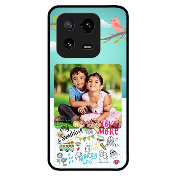 Xiaomi 13 Pro 5G Photo Printing on Glass Case - Doodle love Design