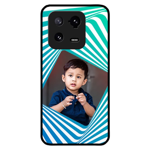 Xiaomi 13 Pro 5G Personalized Glass Phone Case - Abstract Spiral Design Xiaomi 13 Pro 5G Personalized Glass Phone Case - Abstract Spiral Design
