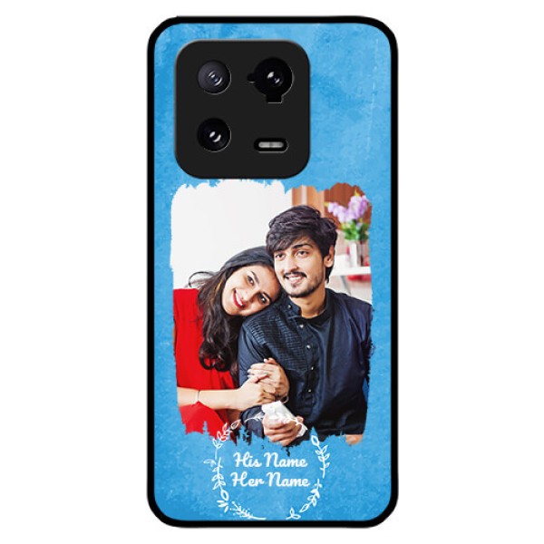 Xiaomi 13 Pro 5G Custom Glass Phone Case - Blue Color Vintage Design Xiaomi 13 Pro 5G Custom Glass Phone Case - Blue Color Vintage Design