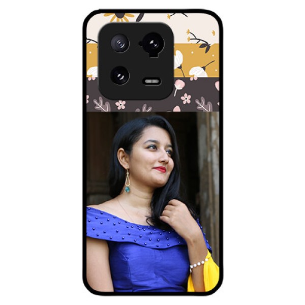 Xiaomi 13 Pro 5G Custom Glass Phone Case - Stylish Floral Design Xiaomi 13 Pro 5G Custom Glass Phone Case - Stylish Floral Design