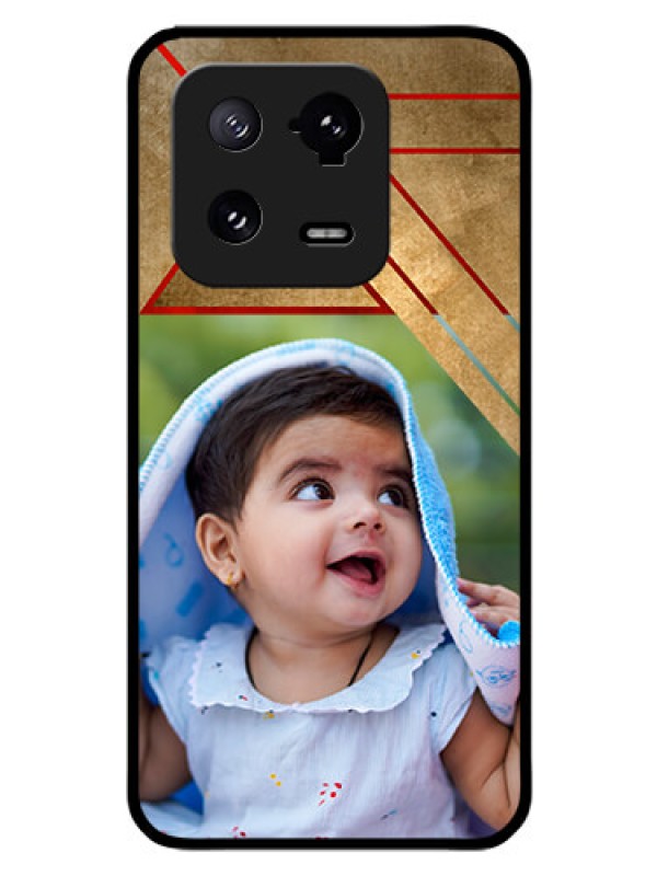 Custom Xiaomi 13 Pro 5G Personalized Glass Phone Case - Gradient Abstract Texture Design