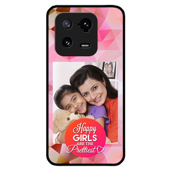Xiaomi 13 Pro 5G Photo Printing on Glass Case - Abstract Triangle Design