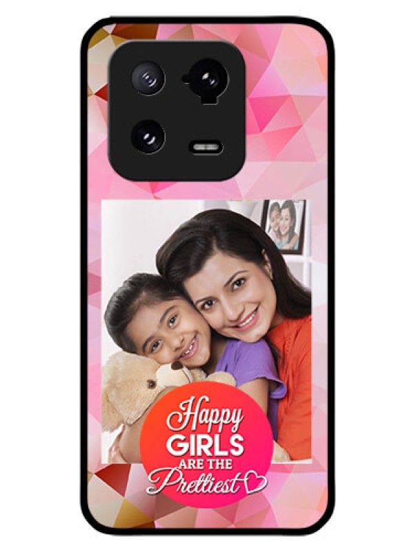 Custom Xiaomi 13 Pro 5G Photo Printing on Glass Case - Abstract Triangle Design