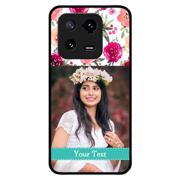 Xiaomi 13 Pro 5G Custom Glass Phone Case - Watercolor Floral Design Xiaomi 13 Pro 5G Custom Glass Phone Case - Watercolor Floral Design