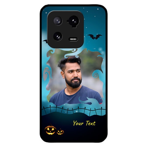 Xiaomi 13 Pro 5G Custom Glass Phone Case - Halloween frame design