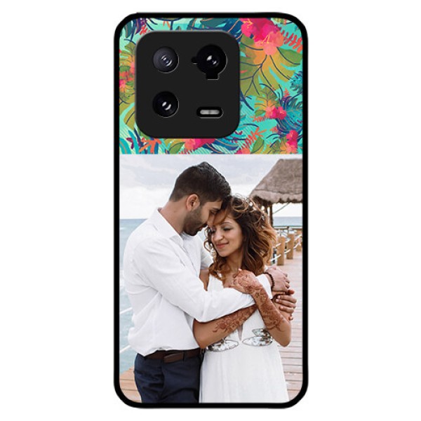 Xiaomi 13 Pro 5G Photo Printing on Glass Case - Watercolor Floral Design Xiaomi 13 Pro 5G Photo Printing on Glass Case - Watercolor Floral Design