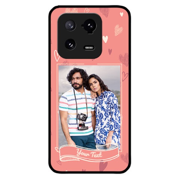 Xiaomi 13 Pro 5G Custom Glass Phone Case - Love doodle art Design Xiaomi 13 Pro 5G Custom Glass Phone Case - Love doodle art Design