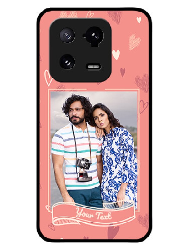 Custom Xiaomi 13 Pro 5G Custom Glass Phone Case - Love doodle art Design