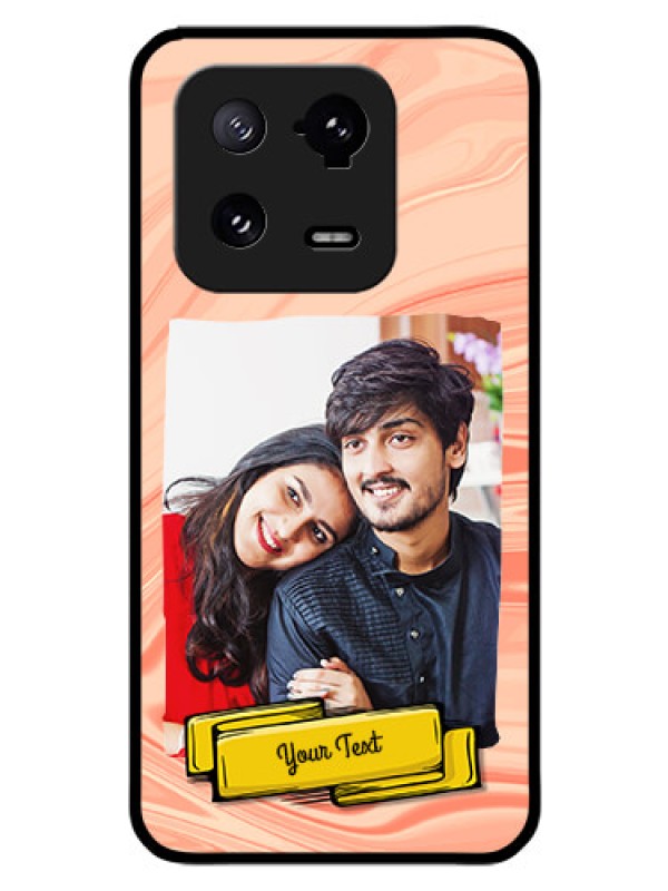 Custom Xiaomi 13 Pro 5G Personalized Glass Phone Case - Marble Texture Design