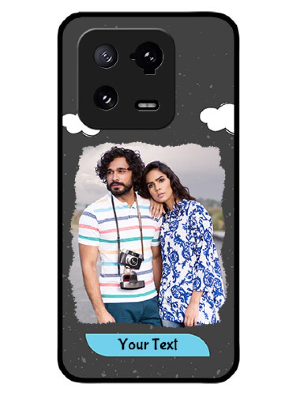 Custom Xiaomi 13 Pro 5G Custom Glass Phone Case - Splashes with love doodles Design