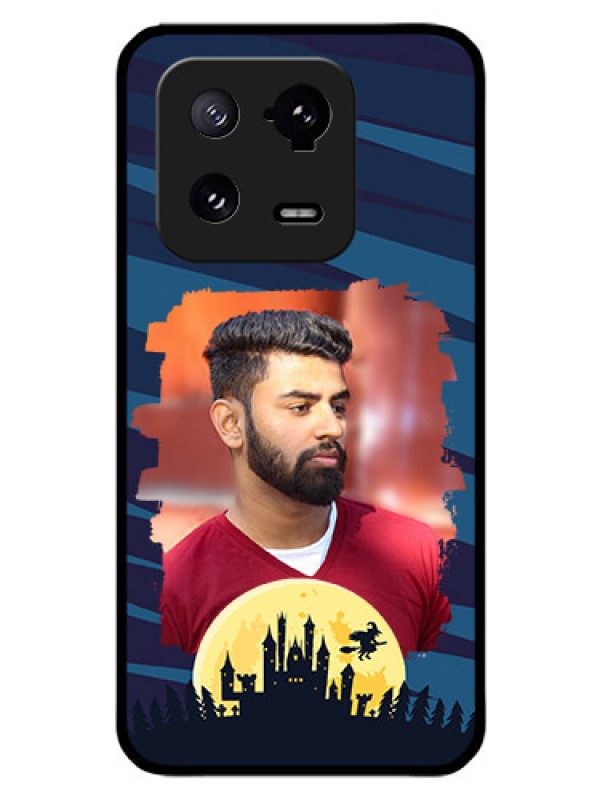 Custom Xiaomi 13 Pro 5G Photo Printing on Glass Case - Halloween Witch Design
