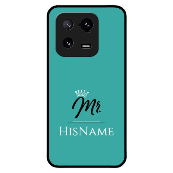Xiaomi 13 Pro 5G Custom Glass Phone Case Mr with Name