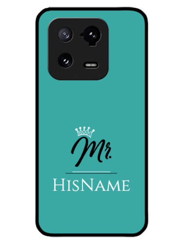 Custom Xiaomi 13 Pro 5G Custom Glass Phone Case Mr with Name