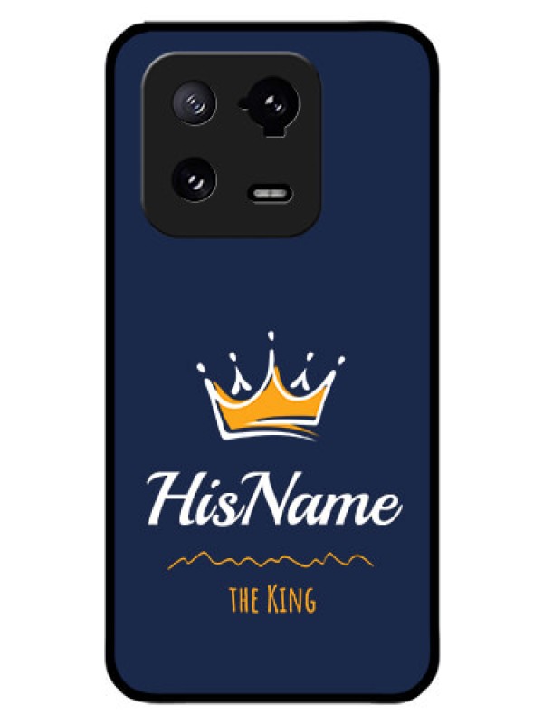 Custom Xiaomi 13 Pro 5G Glass Phone Case King with Name