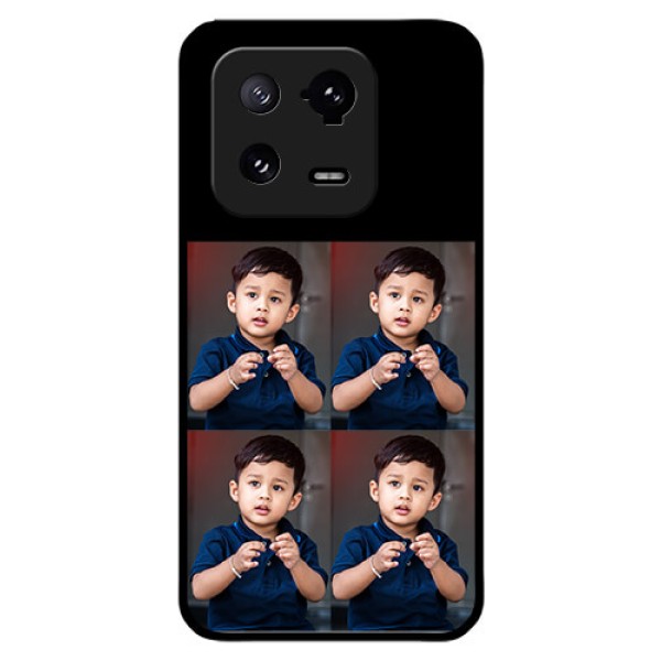 Xiaomi 13 Pro 5G 4 Image Holder on Glass Mobile Cover