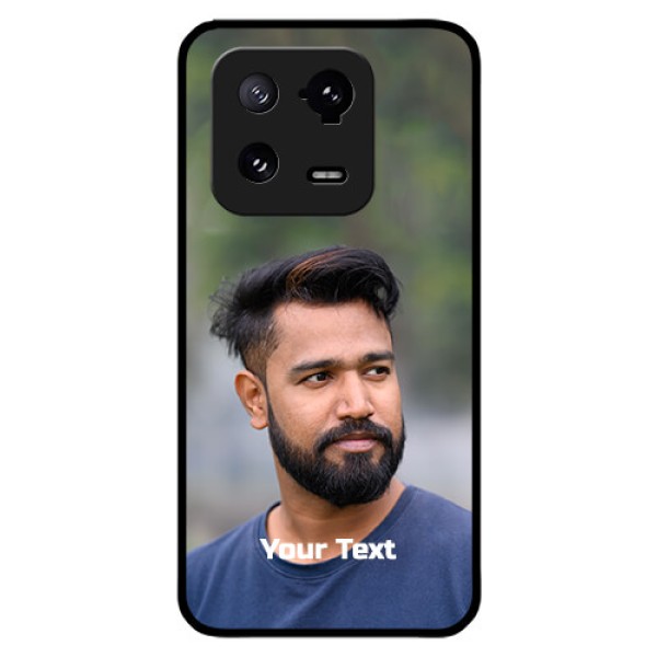 Xiaomi 13 Pro 5G Glass Mobile Cover: Photo with Text Xiaomi 13 Pro 5G Glass Mobile Cover: Photo with Text