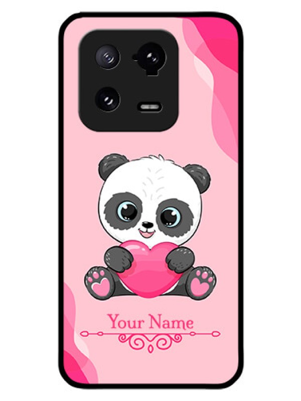Custom Xiaomi 13 Pro 5G Custom Glass Mobile Case - Cute Panda Design