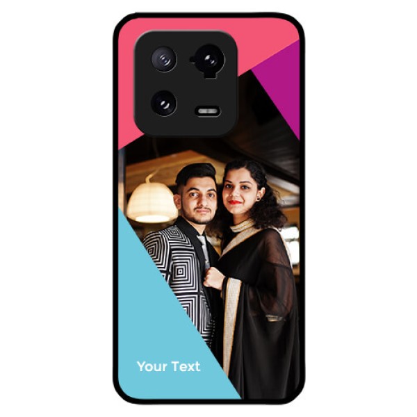 Xiaomi 13 Pro 5G Custom Glass Mobile Case - Stacked Triple colour Design