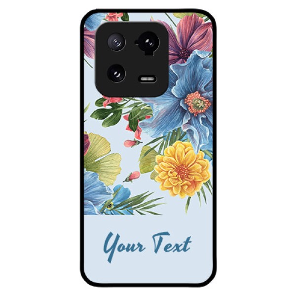 Xiaomi 13 Pro 5G Custom Glass Mobile Case - Stunning Watercolored Flowers Painting Design Xiaomi 13 Pro 5G Custom Glass Mobile Case - Stunning Watercolored Flowers Painting Design