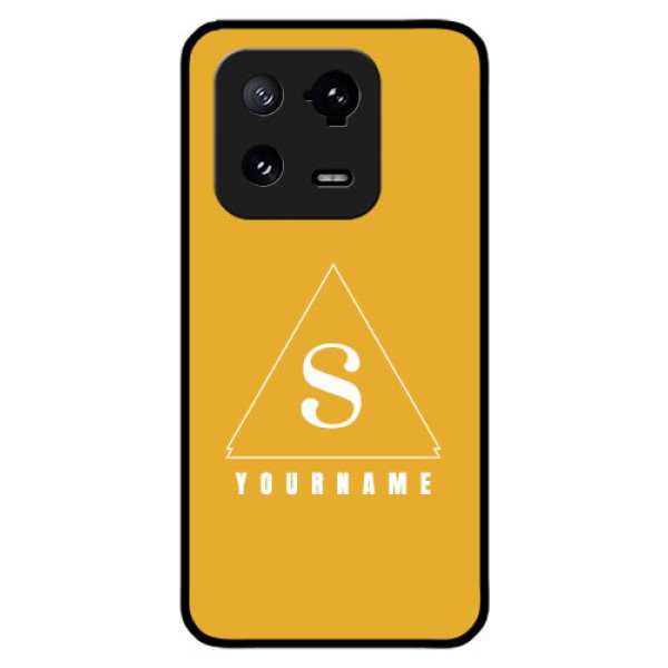 Xiaomi 13 Pro 5G Personalized Glass Phone Case - simple triangle Design Xiaomi 13 Pro 5G Personalized Glass Phone Case - simple triangle Design