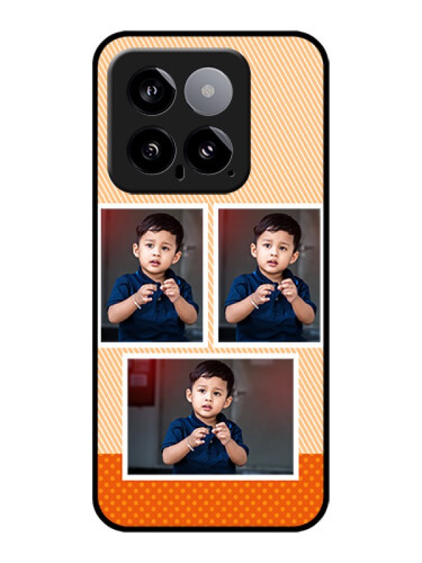 Custom Xiaomi 14 5G Custom Glass Phone Case - Bulk Photos Upload Design