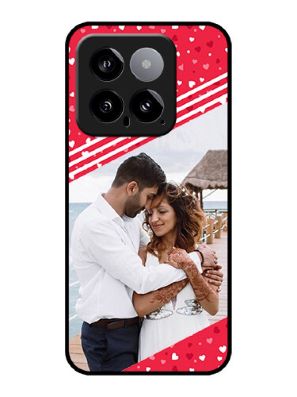 Custom Xiaomi 14 5G Custom Glass Phone Case - Valentines Gift Design