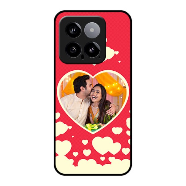Xiaomi 14 5G Custom Glass Phone Case - Love Symbols Phone Cover Design Xiaomi 14 5G Custom Glass Phone Case - Love Symbols Phone Cover Design