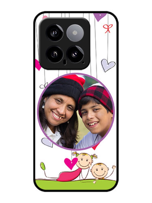 Custom Xiaomi 14 5G Custom Glass Phone Case - Cute Kids Phone Case Design
