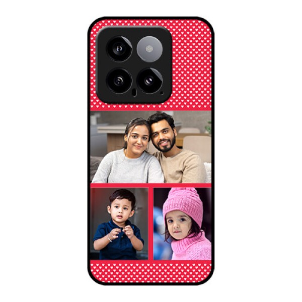 Xiaomi 14 5G Custom Glass Phone Case - Bulk Photo Upload Design Xiaomi 14 5G Custom Glass Phone Case - Bulk Photo Upload Design