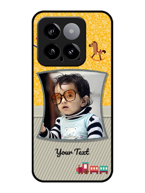 Custom Xiaomi 14 5G Custom Glass Phone Case - Baby Picture Upload Design