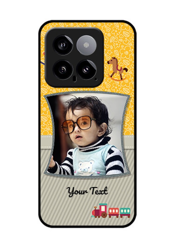Xiaomi 14 5G Custom Glass Phone Case - Baby Picture Upload Design
