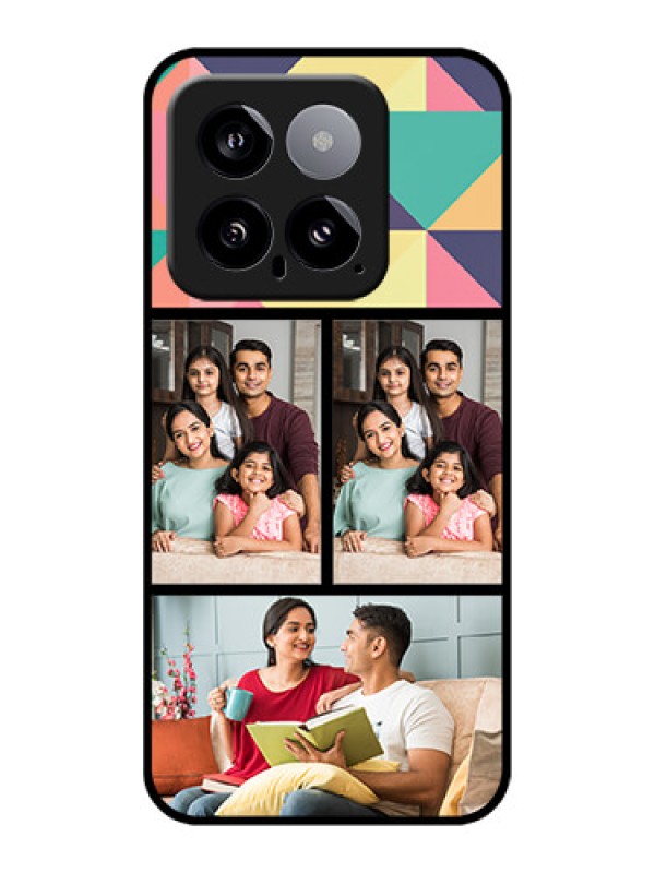 Custom Xiaomi 14 5G Custom Glass Phone Case - Bulk Pic Upload Design
