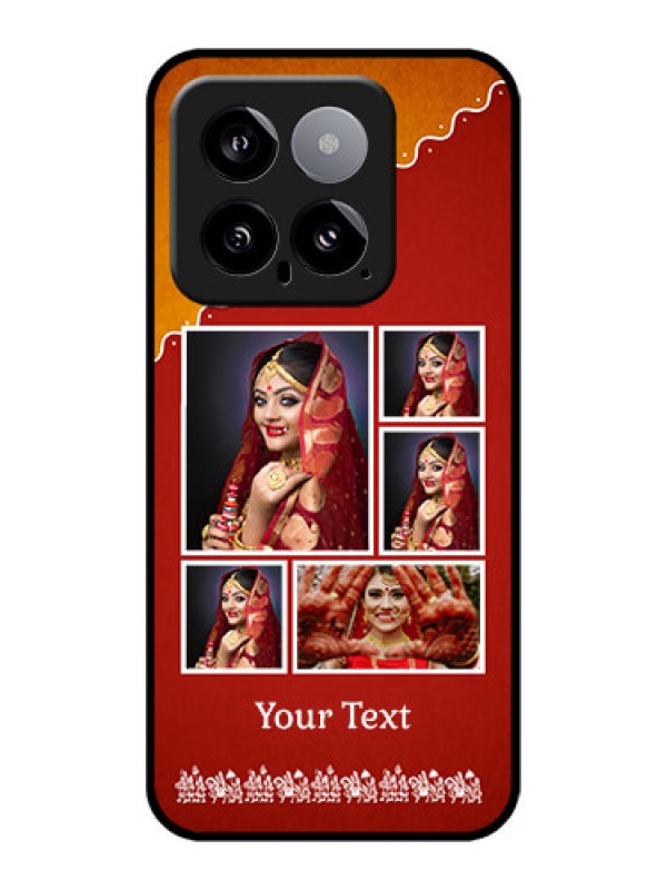 Custom Xiaomi 14 5G Custom Glass Phone Case - Wedding Pic Upload Design